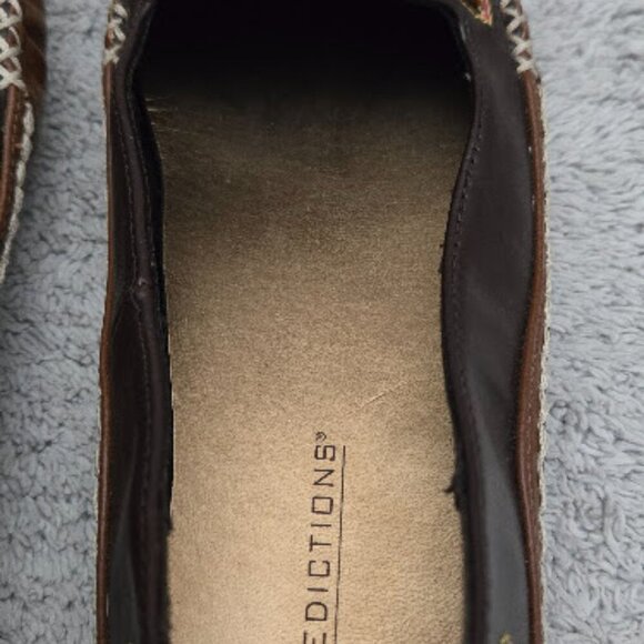 Predictions Brown Beaded  Slip-On Southwestern‎ Moccasin  Bohemian Flats Sz 6 - Picture 5 of 10